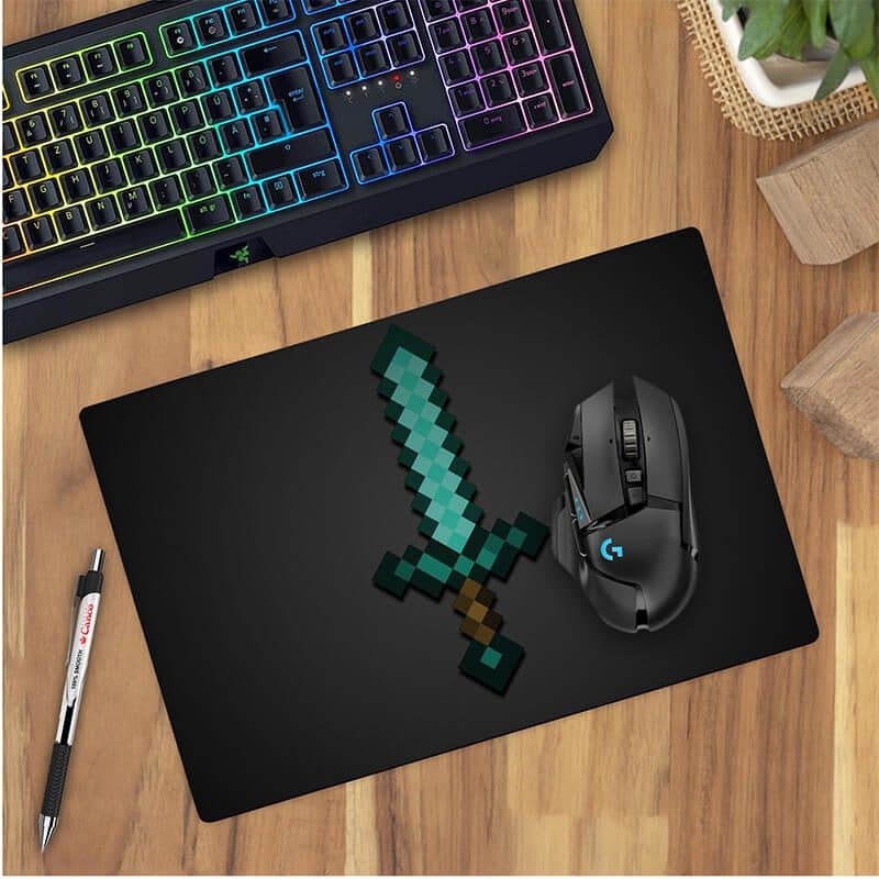 موس پد گیمینگ طرح minecraft کد 4286 — تصویر ۴