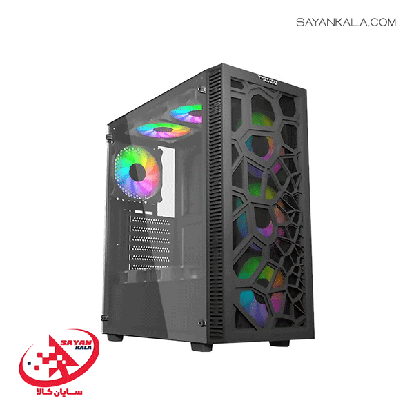 کیس کامپیوتر تویستد مایندز مدل CASE TWISTED MINDS SPIDER BLACK — تصویر ۵