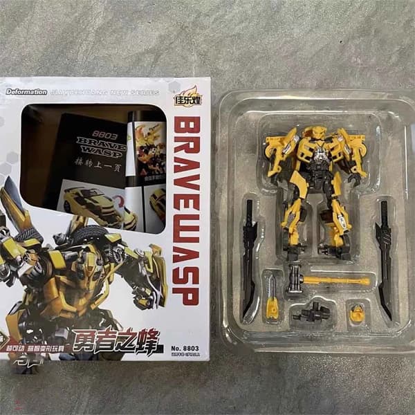 اکشن فیگور مدل ترنسفورمر بامبل بی طرح Transformer Bumblebee 8803 — تصویر ۹