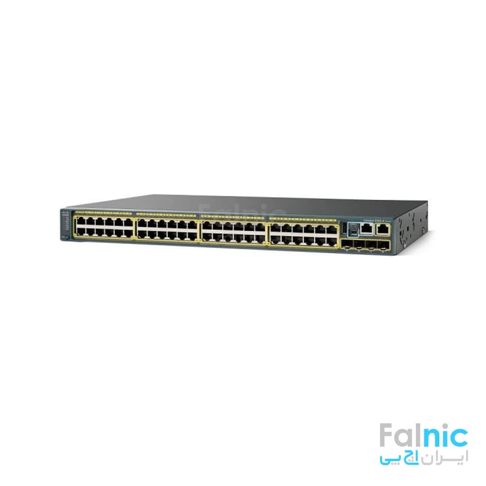 سوئیچ 48 پورت سیسکو Cisco Catalyst 2960S-48TS-L Switch | خرید با گارانتی معتبر | فالنیک — تصویر ۳