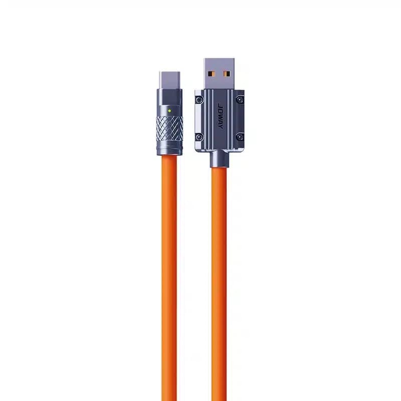 کابل شارژ سوپر فست تایپ سی جووی مدل JOWAY TC120 (120W)
