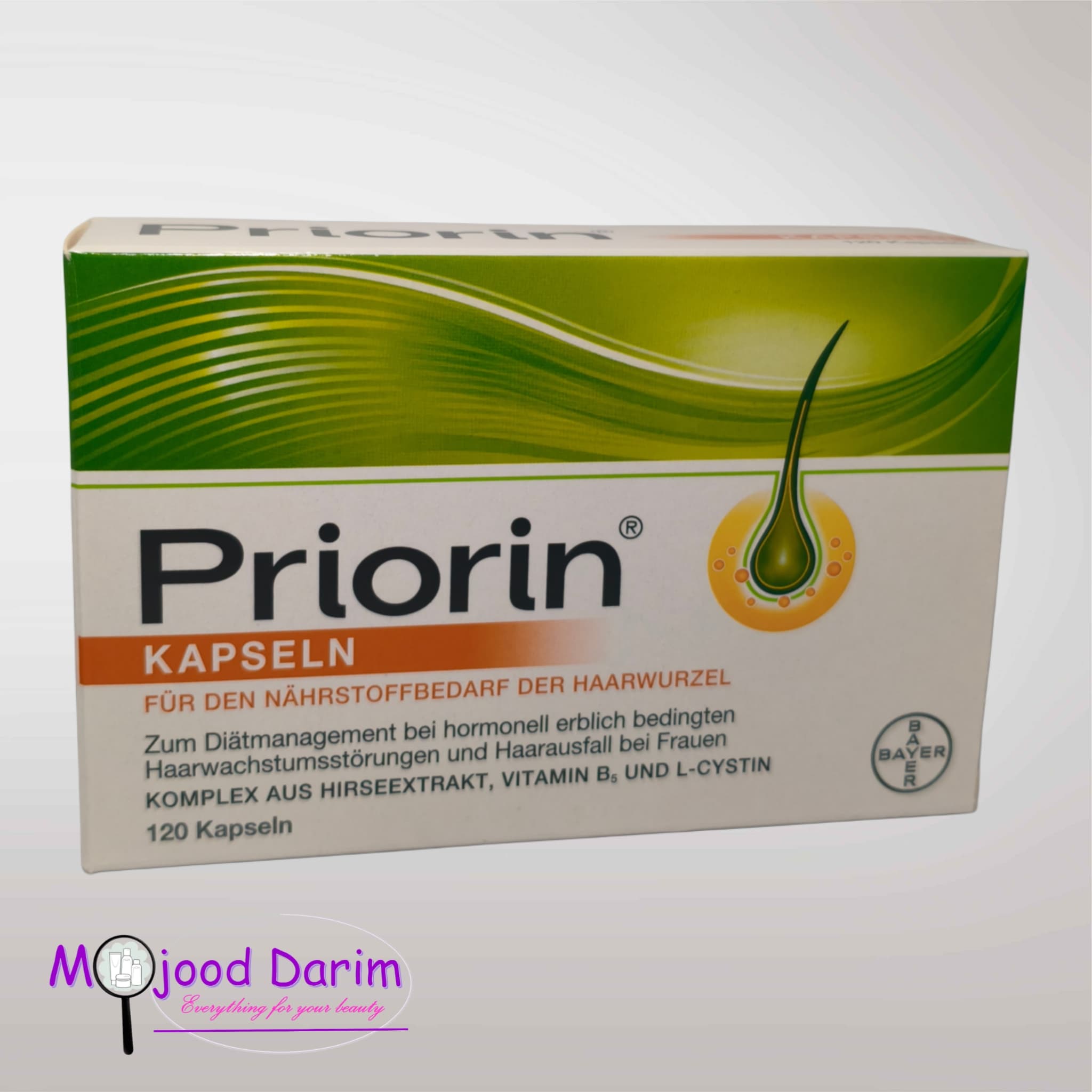 قرص ضد ریزش و تقویت مو پریورین |Priorin pills Anti-loss hair and hair strengthening — تصویر ۲