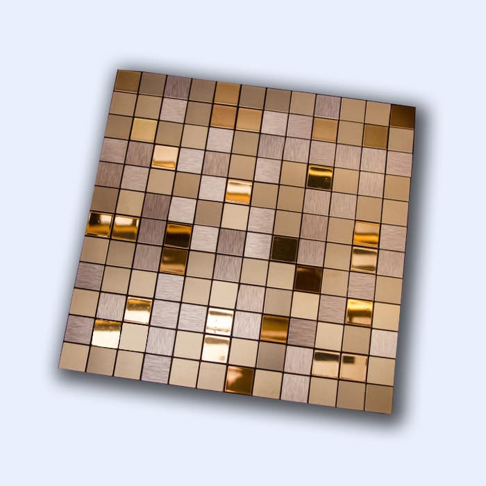 کاشی بین کابینتی پشت چسبی رزگلد 30 سانتی کد 12416