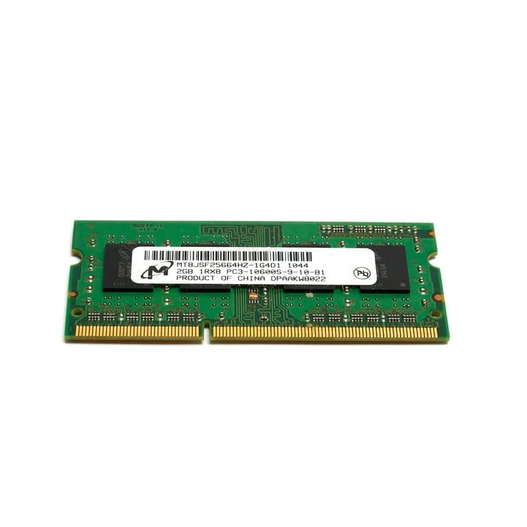 رم استوک لپ تاپی ۲ گیگابایت DDR3 مدل Micron 2GB PC3-10600S