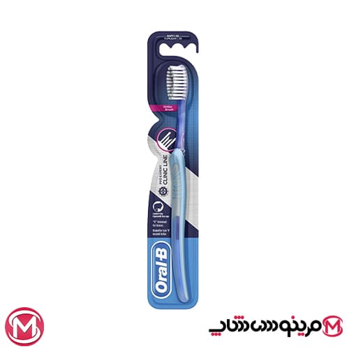 مسواک ارتودنسی اورال بی مدل pro expert با برس سافت سایز 35 — تصویر ۶