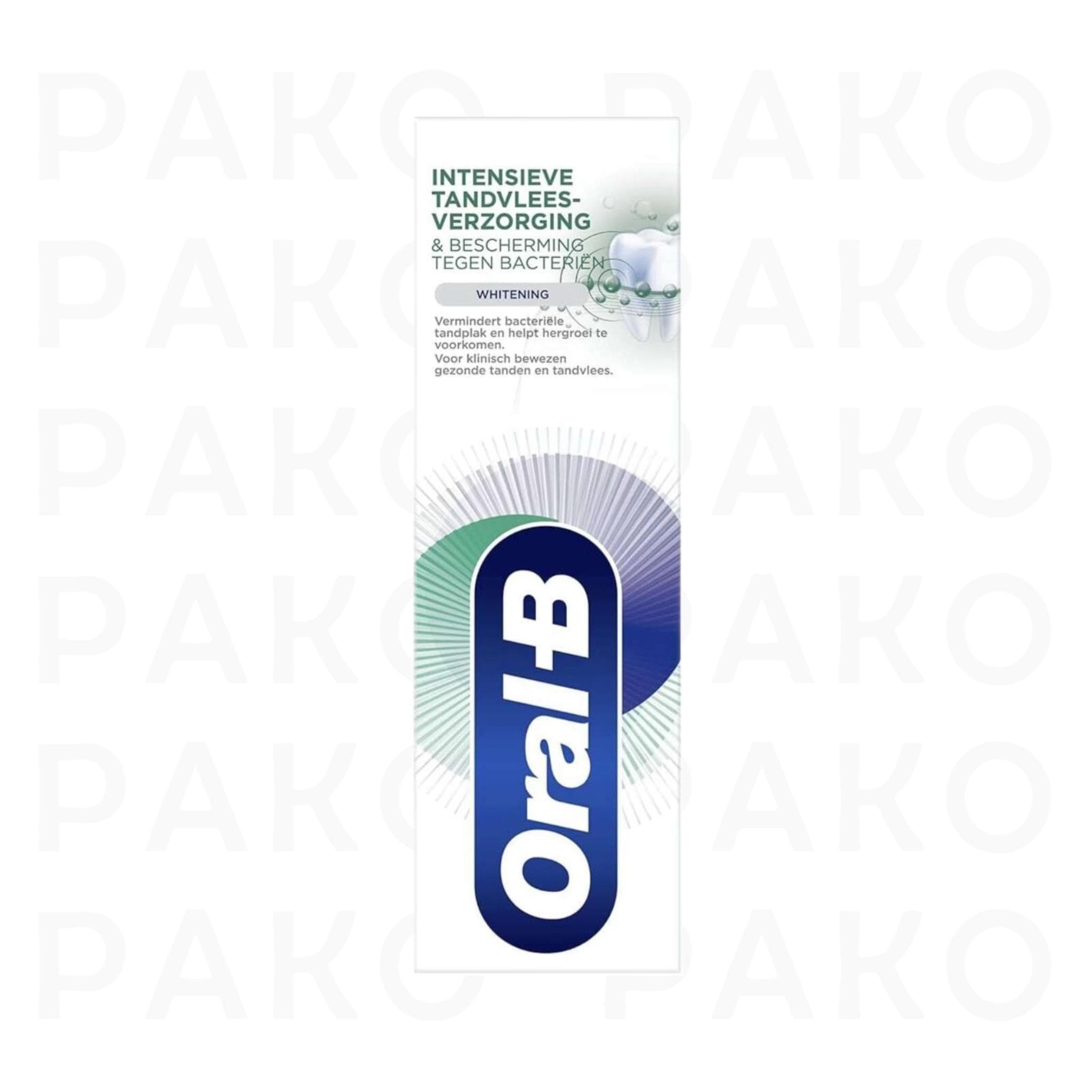 خمیر دندان آنتی باکتریال اورال بی Oral B اصل آلمانی ضد پلاک حجم 75 میل — تصویر ۹
