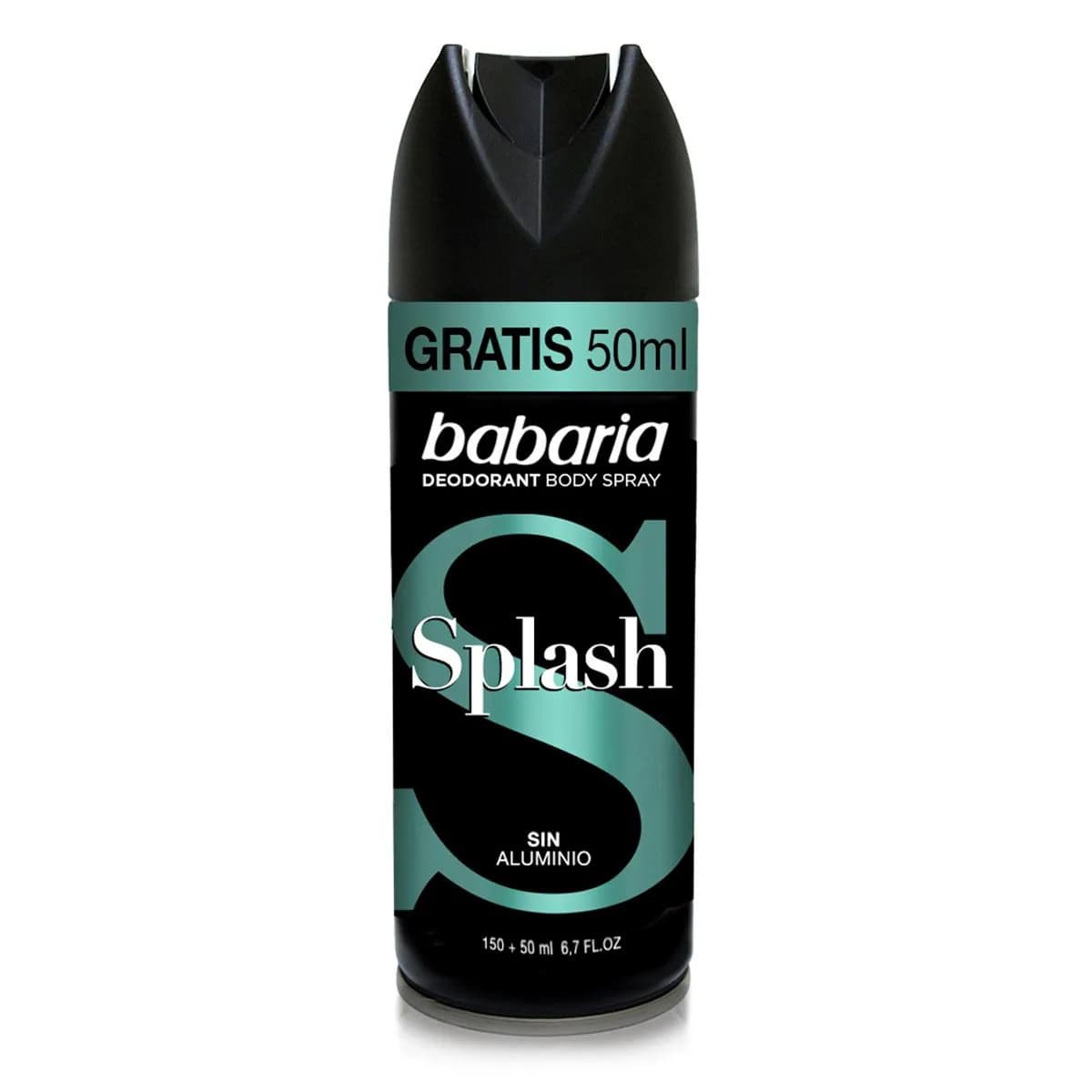 اسپری بدن مردانه باباریا babaria مدل اسپلش splash بدون آلومینیوم حجم 200 میل — تصویر ۵
