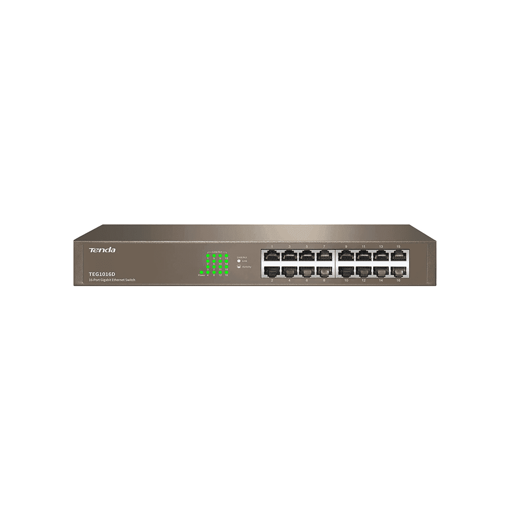 سوئیچ 16 پورت گیگابایتی تندا مدل TEG1016D