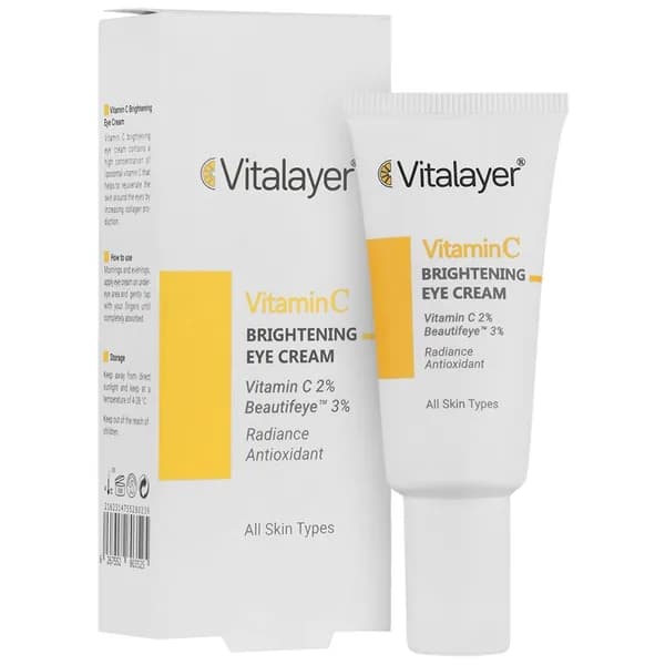 کرم روشن کننده دور چشم ویتامین سی ویتالیر 20 میلیلیتر Vitalayer — تصویر ۲