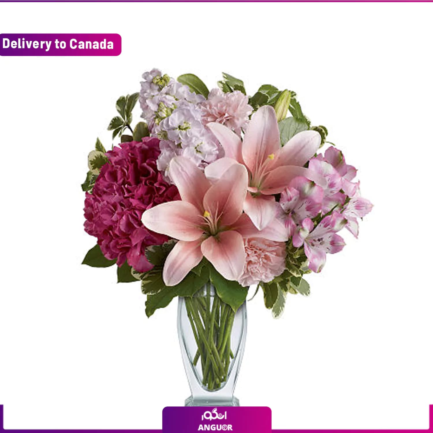 دسته گل عشق پایدار (ارسال گل به کانادا)