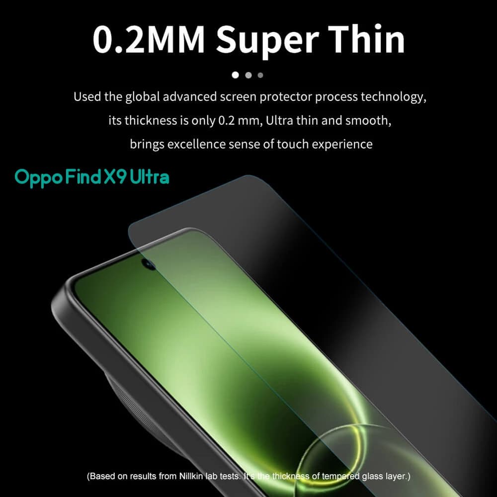 گلس شیشهای Oppo Find X9 Ultra مارک نیلکین مدل H+Pro — تصویر ۸