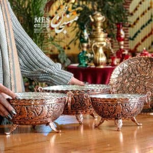 کاسه سیاه قلم سه پایه — تصویر ۴