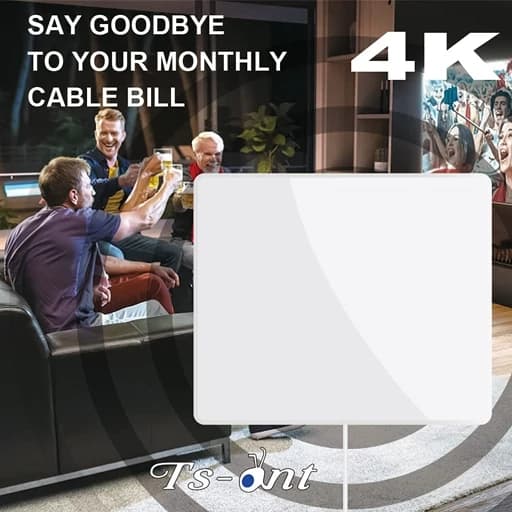 تقویت کننده انتن دیجیتال داخلی با برد 380 کیلومتر 4K فول hd اورجینال امازون المان — تصویر ۷