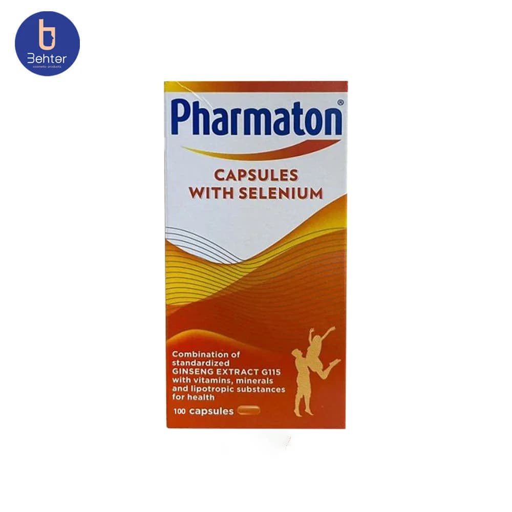 مکمل تقویتی جنسینگ و سلنیوم فارماتون سوئیس بسته صدتاییPharmaton CAPSULES — تصویر ۵