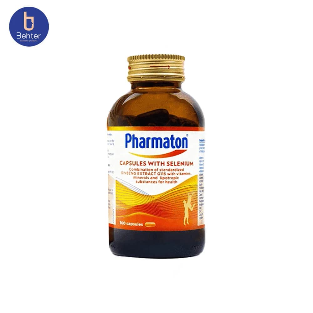 مکمل تقویتی جنسینگ و سلنیوم فارماتون سوئیس بسته صدتاییPharmaton CAPSULES — تصویر ۴