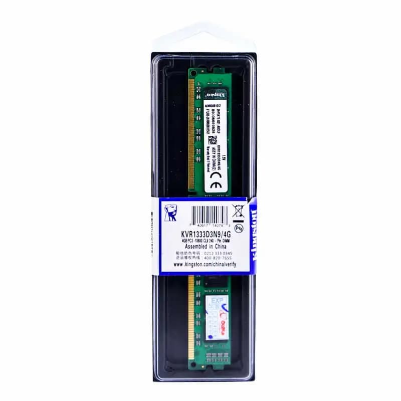 رم کامپیوتر کینگستون KVR1333 DDR3 4GB Single 1333MHz CL9 (استوک) — تصویر ۵
