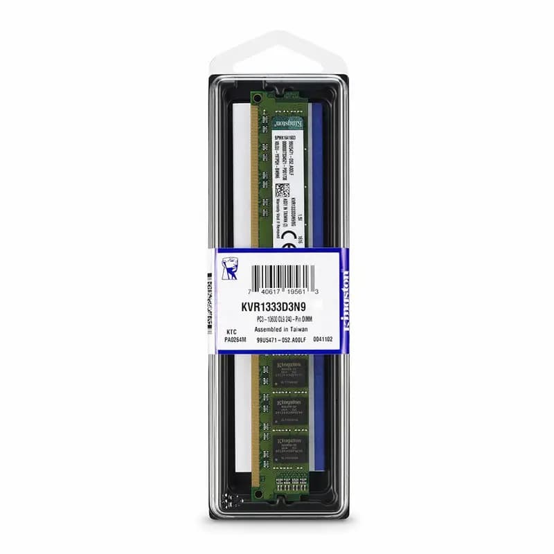 رم کامپیوتر کینگستون KVR1333 DDR3 4GB Single 1333MHz CL9 (استوک) — تصویر ۷