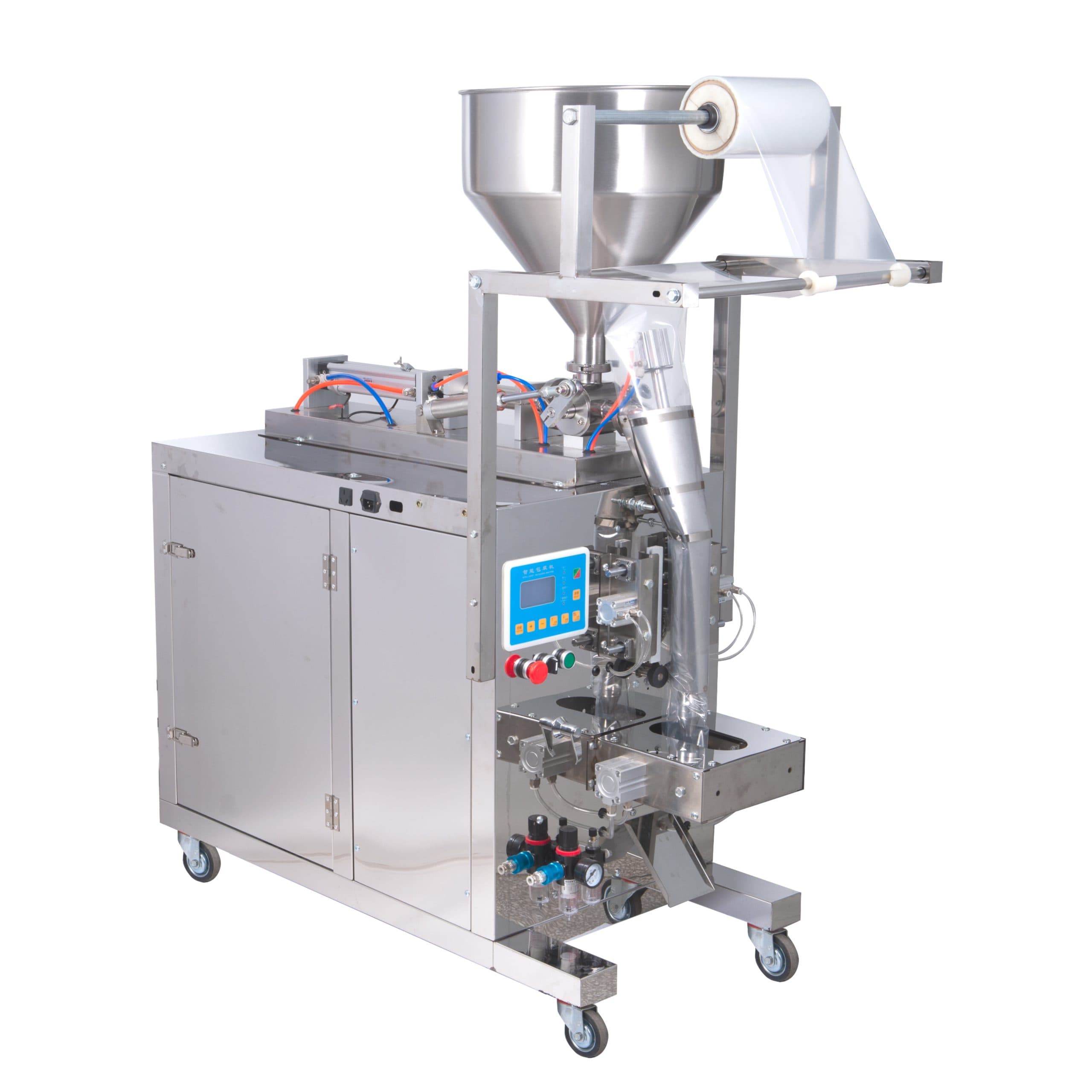 دستگاه ساشه سه طرف دوخت مایعات غلیظ 5 الی 50 گرم خارجی مدل AT-244