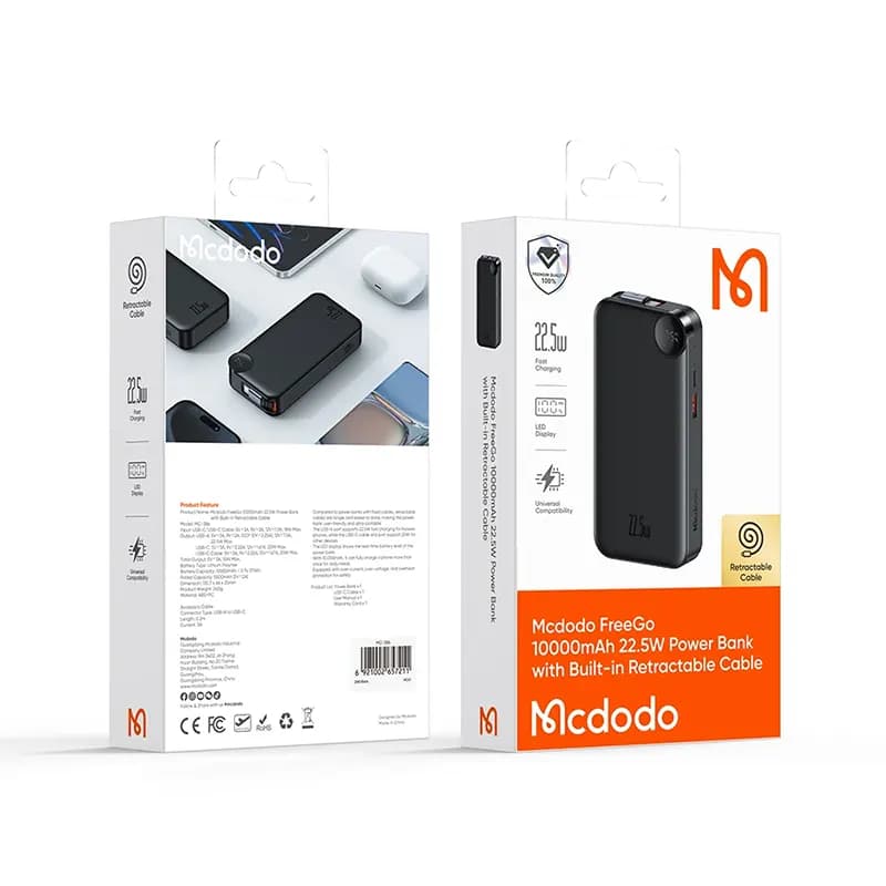 پاوربانک وایرلس (بیسیم) 10000mAh مک دودو مدل MC-7811 — تصویر ۹