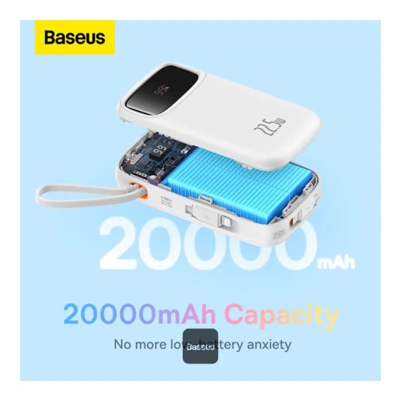 پاوربانک 20000 باسئوس مدل مدل P10055002223-0 Qpow2 — تصویر ۹
