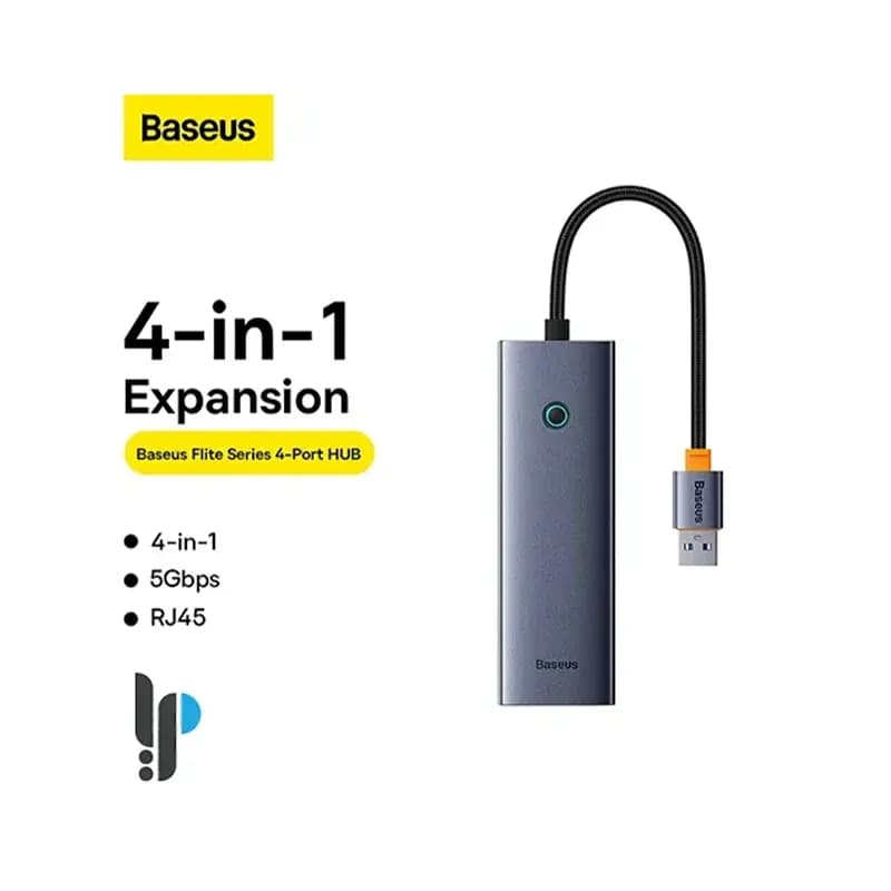 هاب 4 پورت 3.0 USB بیسوس مدل Baseus UltraJoy B0005280A813-01 — تصویر ۴