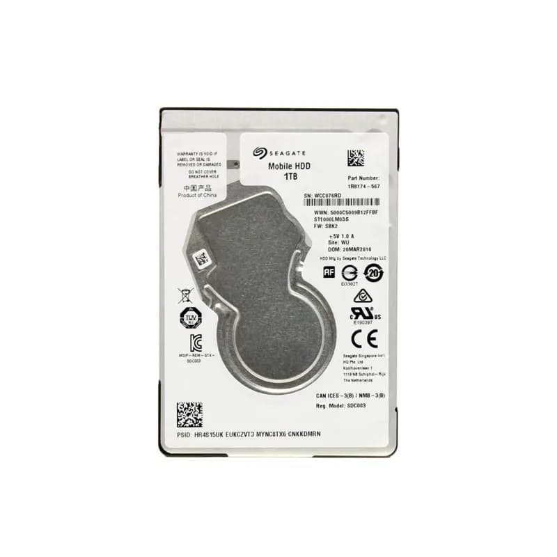 هارددیسک لپ تاپ سیگیت مدل ST1000LM035 ظرفیت 1 ترابایت (ریفری) استوک
