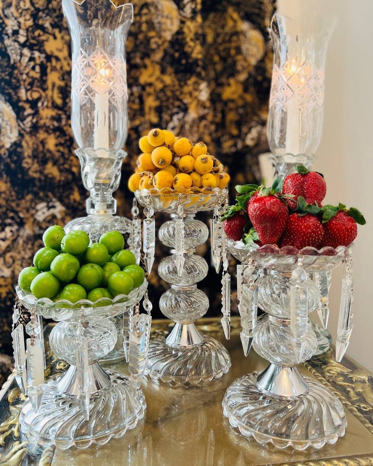 میوه خوری پایه دار پیچ طرح باکارا فرانسه