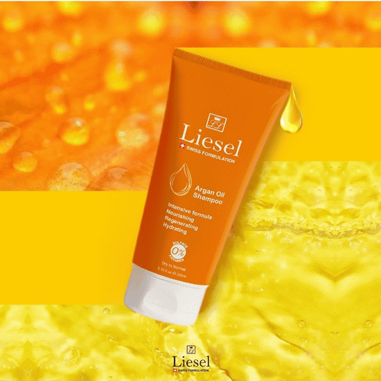 شامپو فاقد سولفات آرگان لایسل 200 میل LIESEL ARGAN OIL SHAMPOO