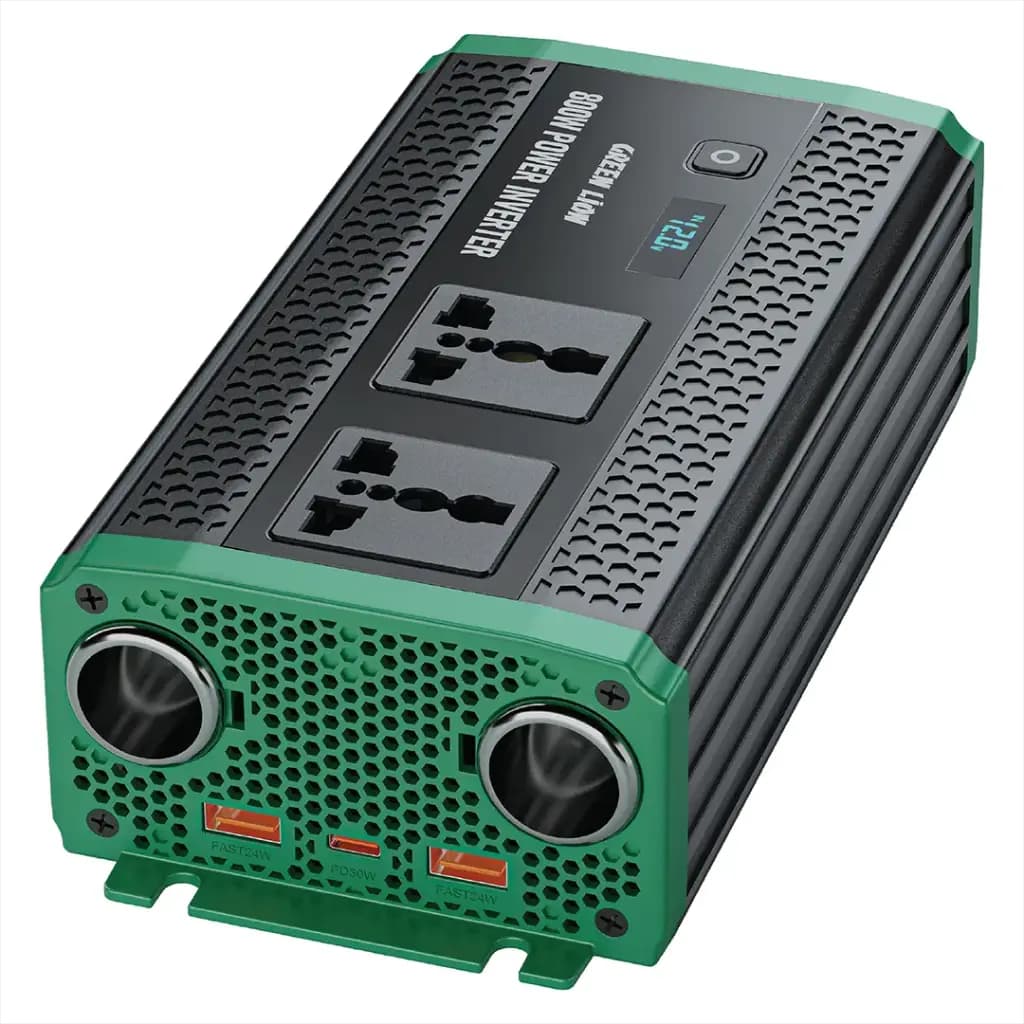 اینورتر خودرو ۸۰۰وات گرین لاین GC-350 مدل GNGC350CRIN — تصویر ۶