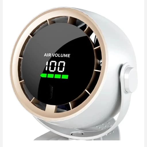 پنکه رومیزی دیجیتال F80 Digital Desktop Fan — تصویر ۹