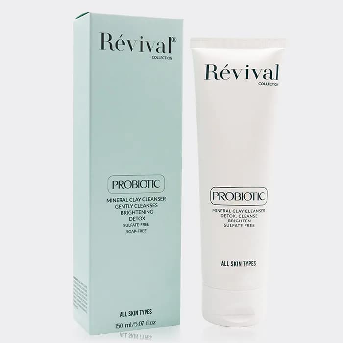 ژل شستشو کائولن پروبیوتیک رویوال Revival Probiotic Mineral Clay Cleanser 150ml — تصویر ۵