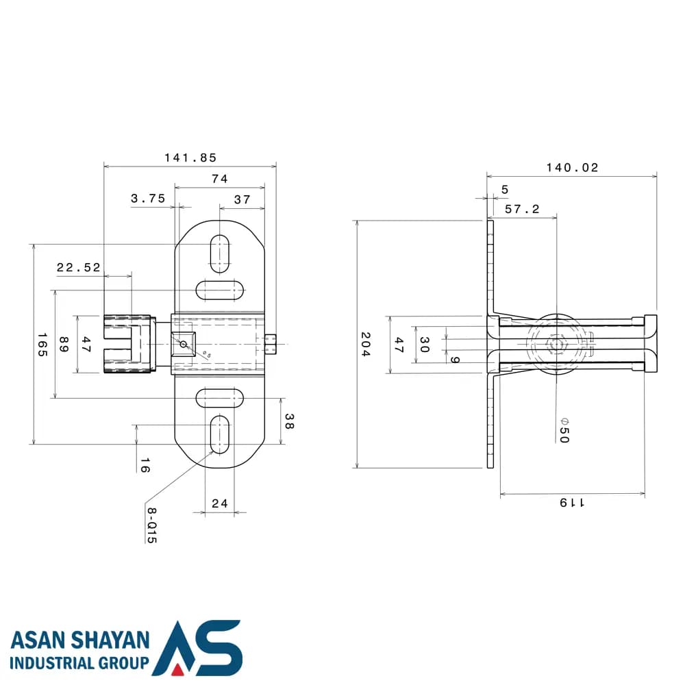کفشک آسانسور کابین آسان شایان T9 — تصویر ۴