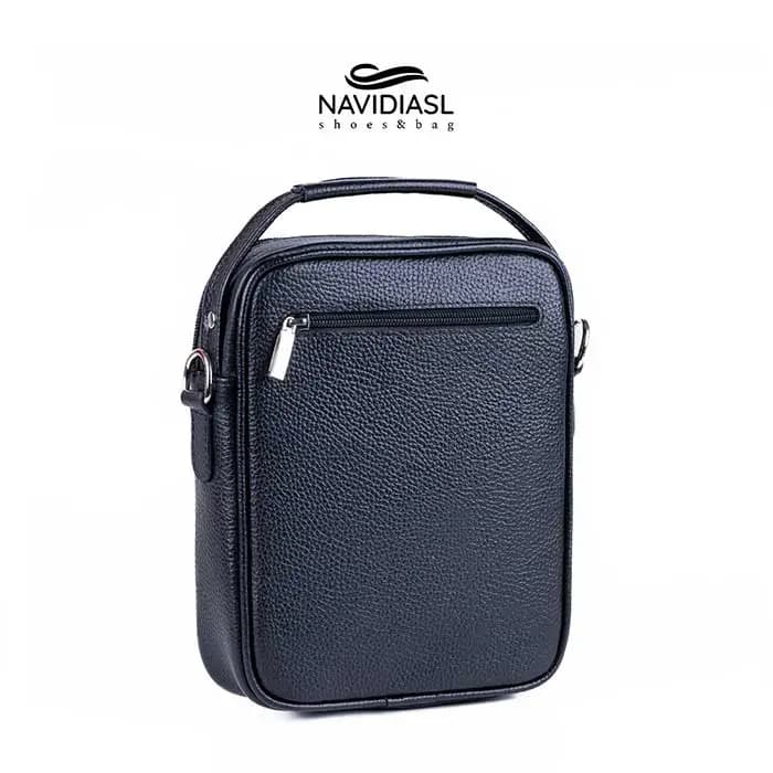 کیف مردانه تمام چرم طبیعی کد 9500015 — تصویر ۷