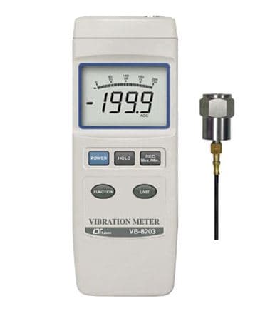 ویبریشن متر و لرزش سنج دیتالاگر لوترون VB-8203