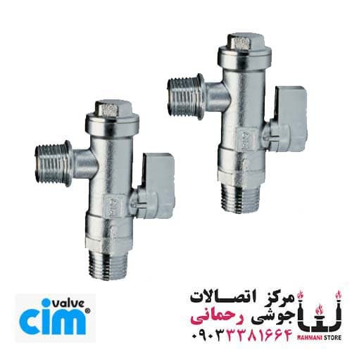 شیر پیسوار بدون فیلتر بی مهره 1/2″ و 3/4″ سیم ایتالیا