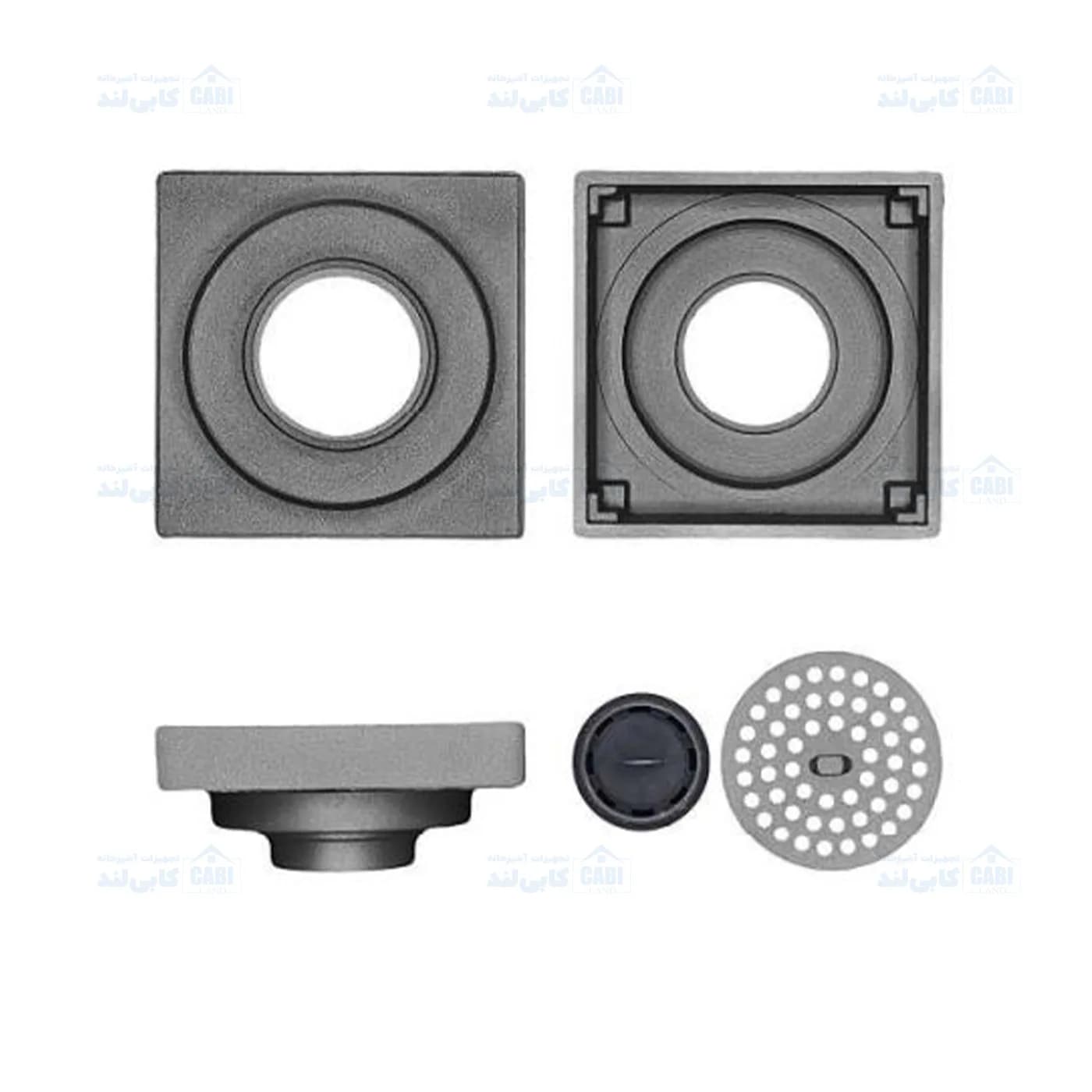 کفشور آلومینیوم (درب استیل) کد 404 سایز 10×10 سارانیک — تصویر ۷