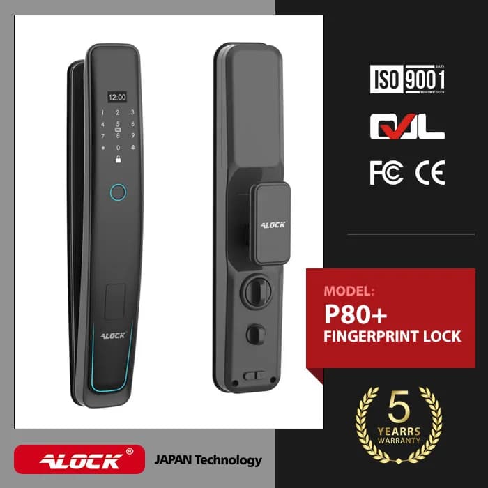 قفل اثر انگشتی دیجیتال ALOCK مدل +P80 — تصویر ۱۰