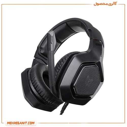 هدست گیمینگ اونیکوما مدل K10 7.1 مشکی — تصویر ۴