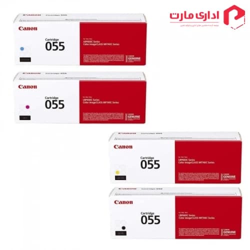 پک کارتریج چهار رنگ لیزری کانن مدل 055 — تصویر ۷