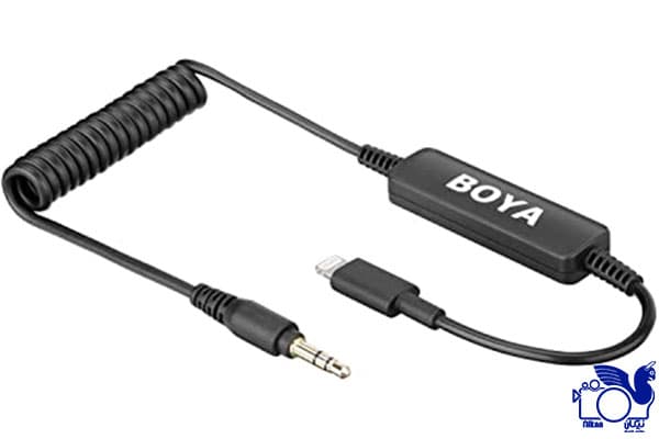 کابل میکروفون لایتنینگ بویا مدل 35C-L 3.5mm TRS to Lightning Audio Cable