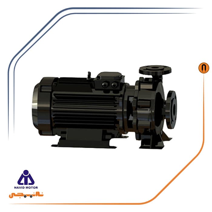 پمپ 5.5 اسب اتابلوک نوید موتور مدل Etabloc G 32-200/40 2 — تصویر ۲