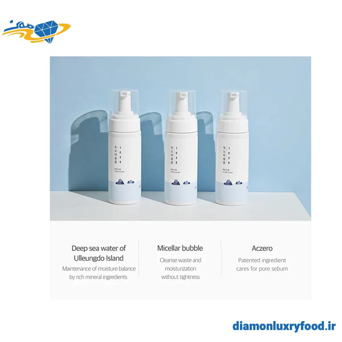 فوم شستشوی عمیق حبابدار دوکدو راندلب Round Lab 1025 Dokdo Bubble Foam — تصویر ۶