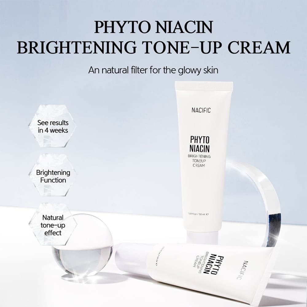 کرم روشن کننده تون آپ فیتو نیاسین نسفیک NACIFIC Phyto Niacin Tone-up Cream 50ml — تصویر ۵