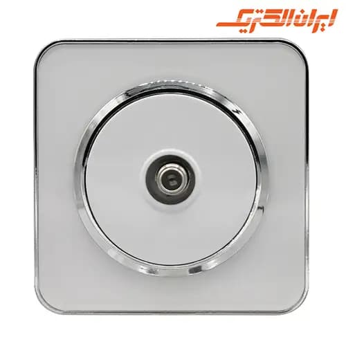 پریز آنتن SAT اسپیناس سیلور زه سفید میان سفید — تصویر ۷