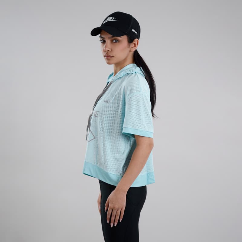 هودی کراپ ورزشی زنانه سی سو مدل CN-Sisu-26015 آبی روشن — تصویر ۶