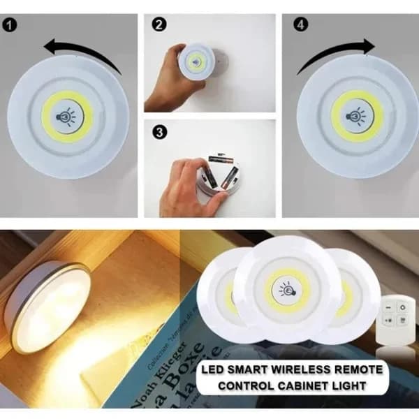 چراغ LED زیر کابینتی ریموت دار — تصویر ۳