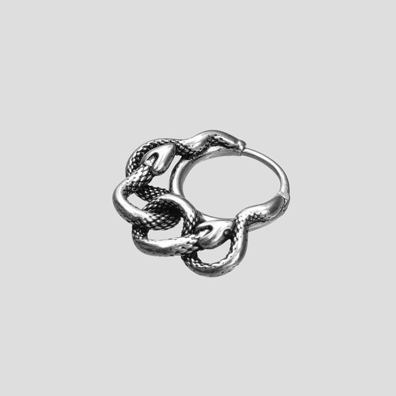 پیرسینگ حلقه طرح مار مدل Coiled Snake کد Hsn-434d8 — تصویر ۱۰