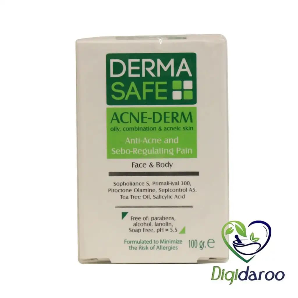 پن پوست های چرب مختلط و دارای آکنه (ACNE DERM) درماسیف ۱۰۰ گرمی — تصویر ۲