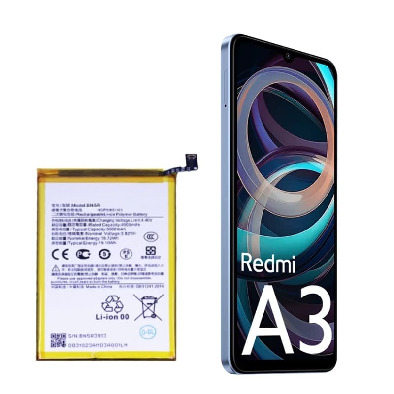 باتری گوشی شیائومی Redmi A3X مدل BN5R — تصویر ۴