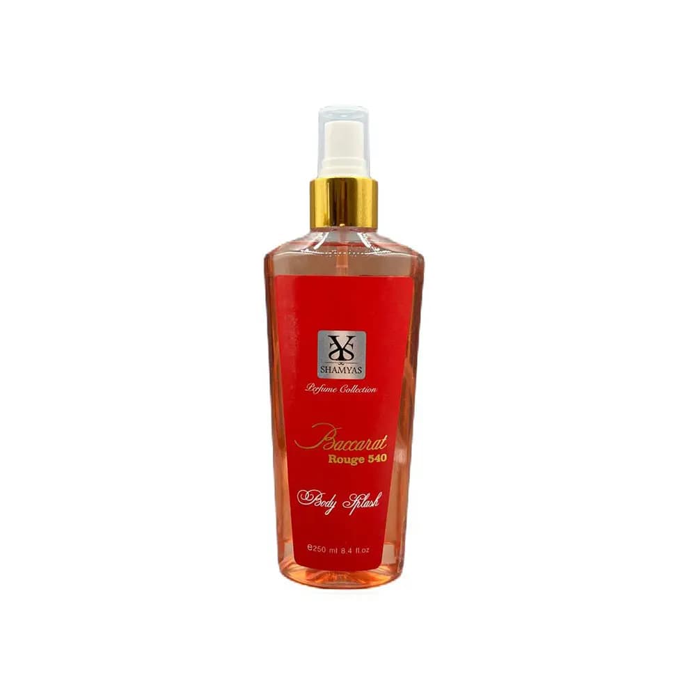 بادی اسپلش زنانه شمیاس رایحه Baccarat Rouge حجم ۲۵۰ میل